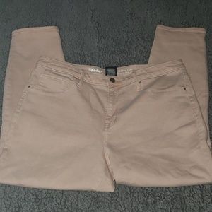 High rise jeggings crop jeggings